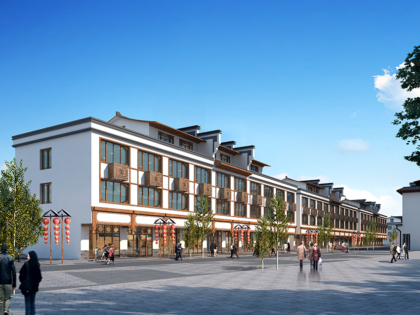 赣州市全南县县城主要街道立面改造提升工程